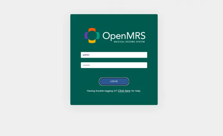 OpenMRS Login