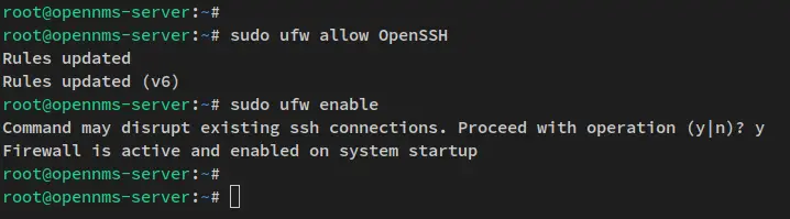 setup ufw ssh