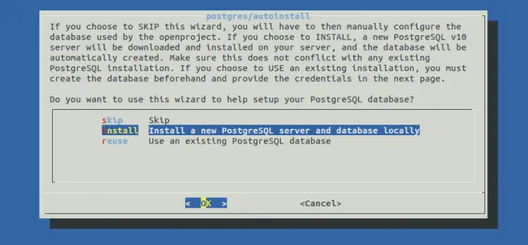 Install PostgreSQL