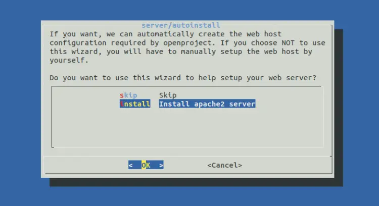 Install Apache web server