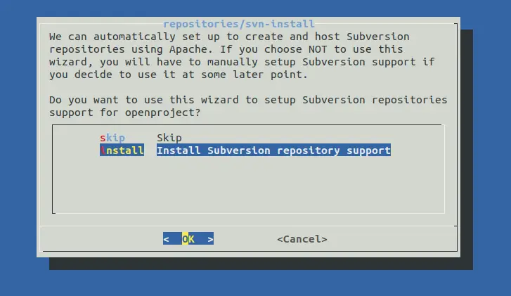 Install subversion