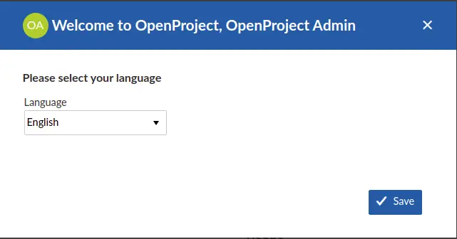 Choose language