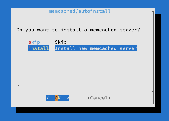 install memcached