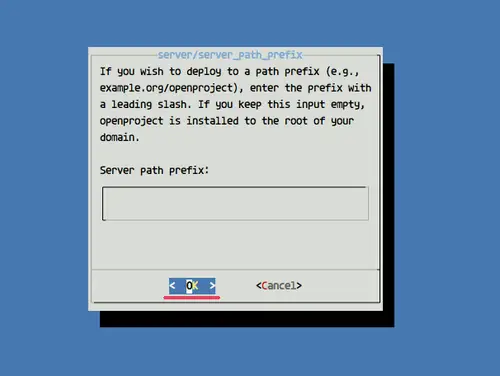 Server path prefix