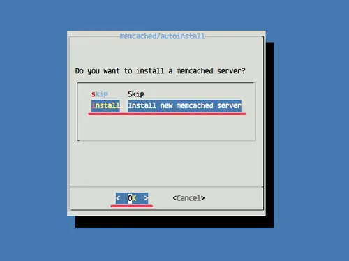 Install memcache