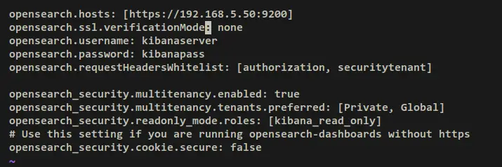 setup opensearch dashboard