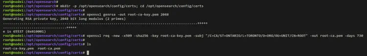 generate root ca certificates