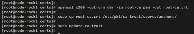 add root ca
