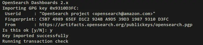 accept gpg key