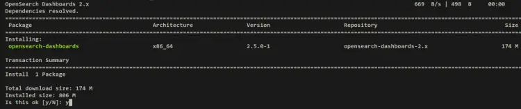install opensearch dashboards