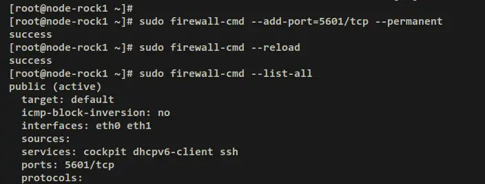 setup firewalld