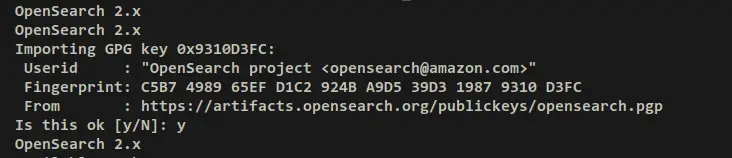 accept gpg key