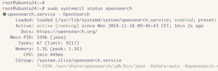 check opensearch