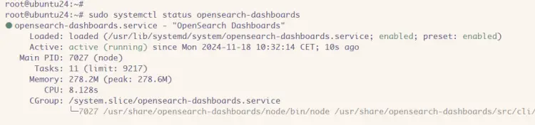 check opensearch dashboard