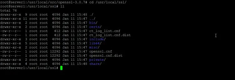 Check OpenSSL installation