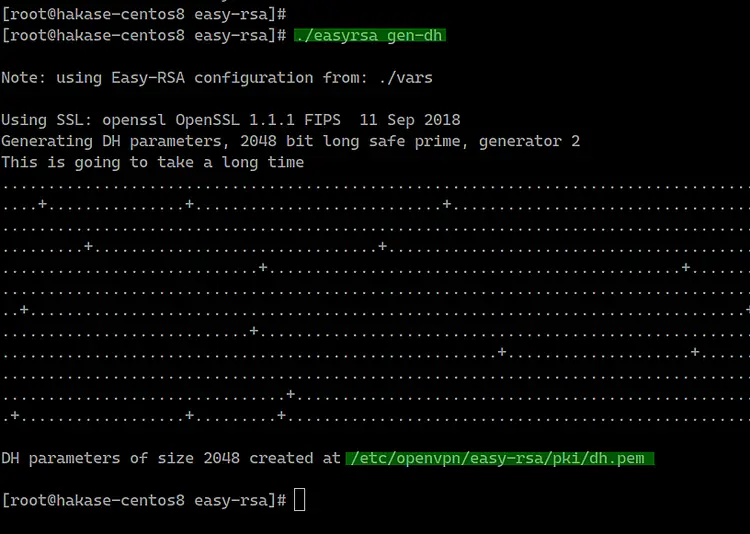 Build Diffie-Hellman Key