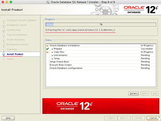 Oracle Database Installation Process