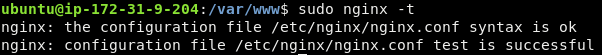 Test nginx Configuration