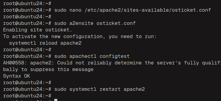 check apache2