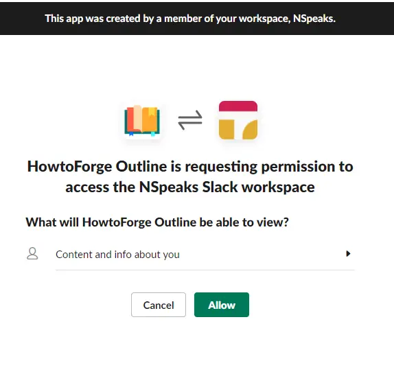 Outline Wiki Slack Authorization