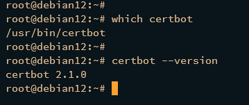 check certbot