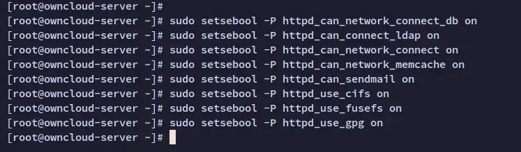 setup selinux