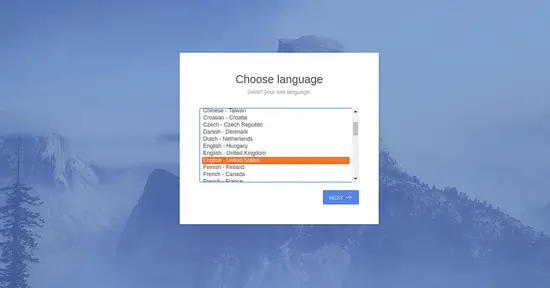 Choose Language