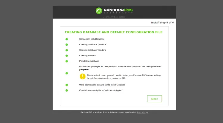 Creating the database