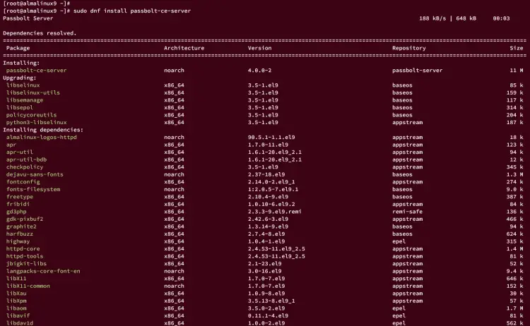 install passbolt ce server