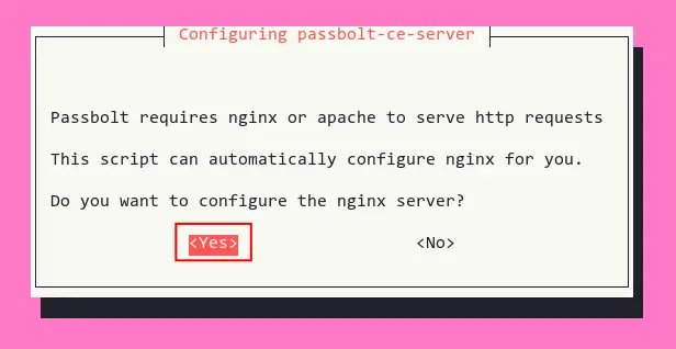 setup nginx