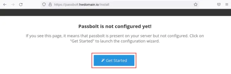 configure passbolt