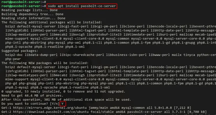 install passbolt