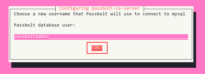 create db user