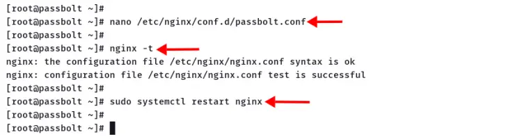 Configure Passbolt Nginx