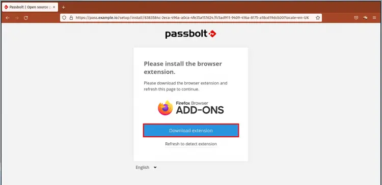 Download Passbolt extensions