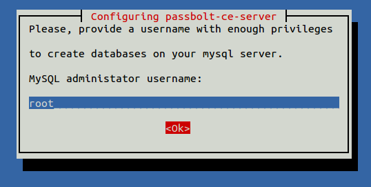 MySQL password