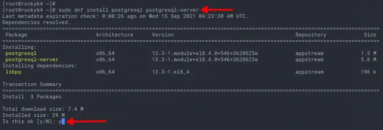 Installing PostgreSQL Server