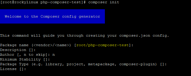 Testing PHP Composer