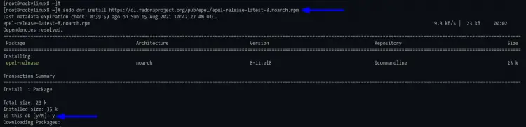 Add EPEL repository to Rocky Linux