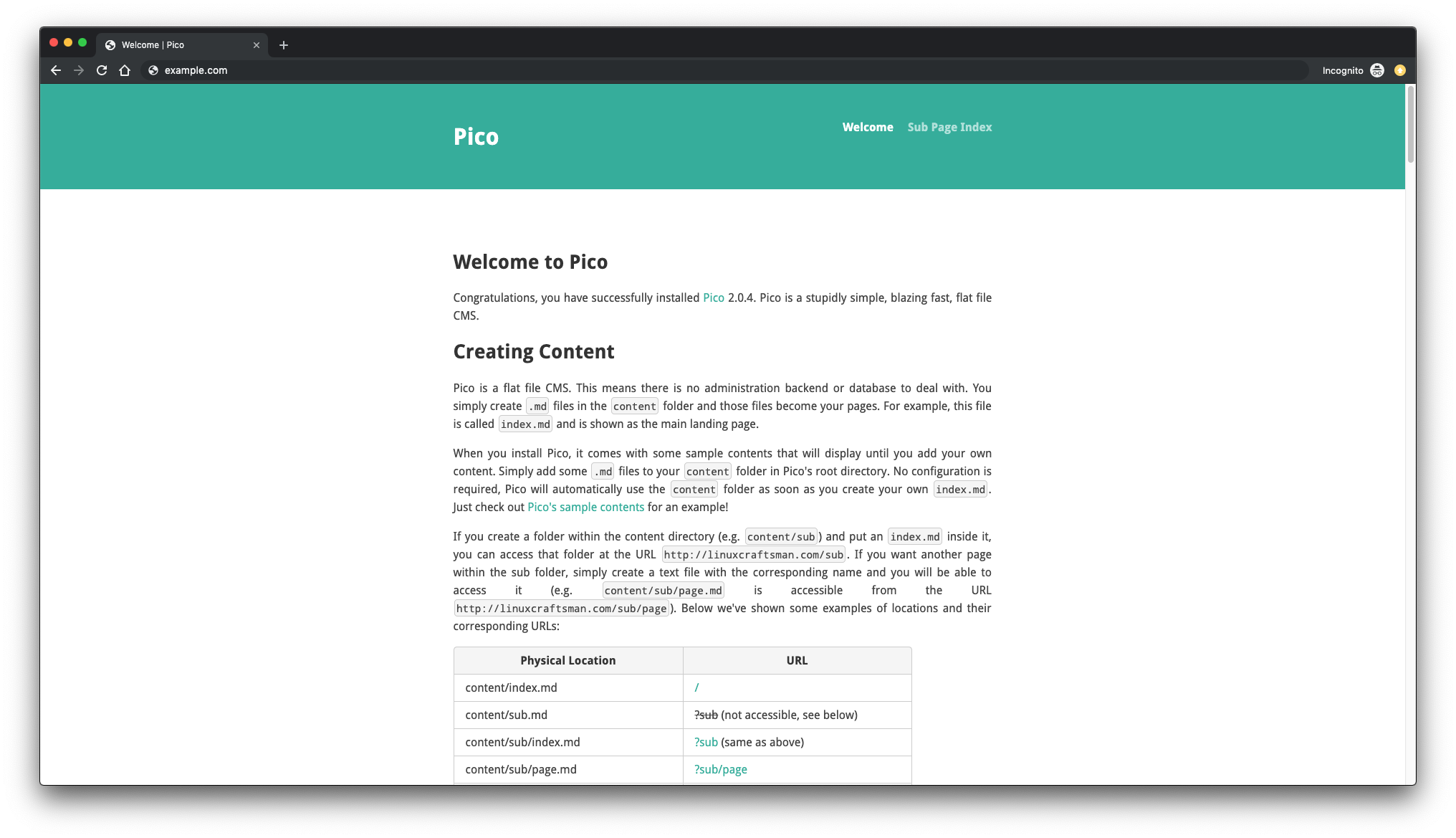 Pico примеры. Pico cms nextcloud. pico linux. критерии pico. nginx location примеры.