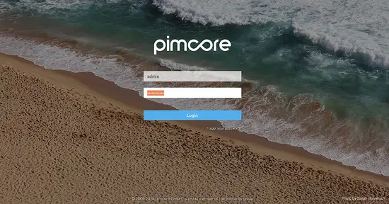 Pimcore Login