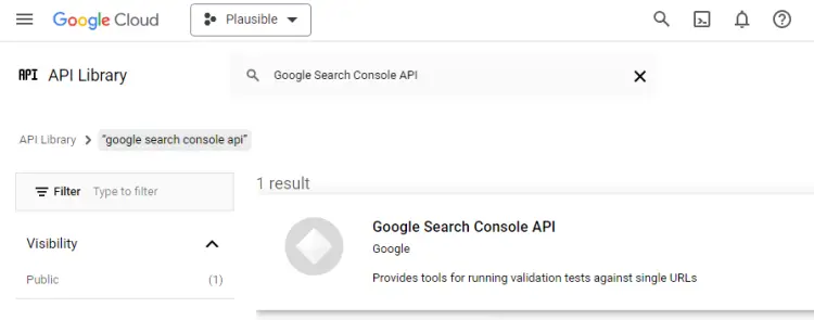 Google Search Console API