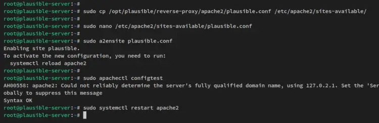 setup apache reverse proxy