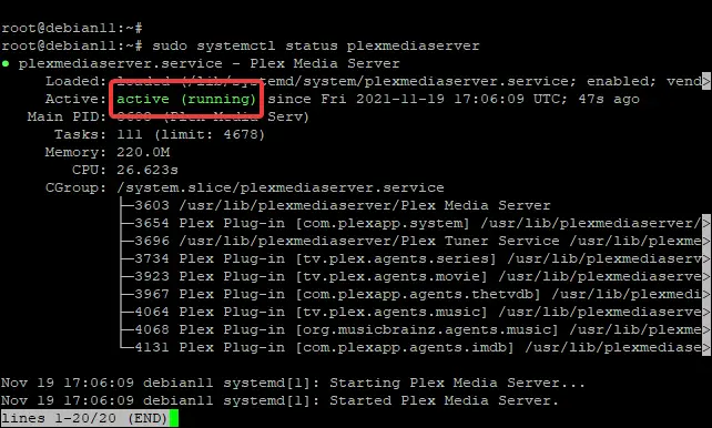 Installing Plex Media Server on Debian 11