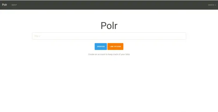 Polr URL Shortener