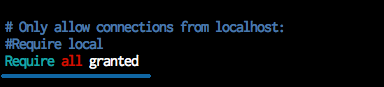 Configure Apache Web server