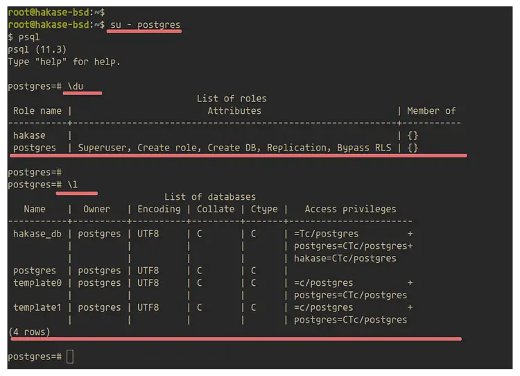 Testing PostgreSQL