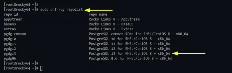 Add and Check PostgreSQL Repository