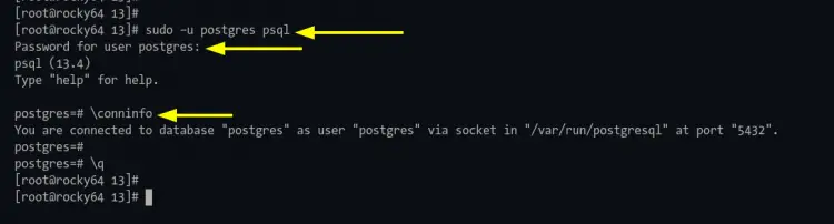 Verify PostgreSQL authentiation with psql command