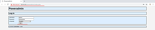 PowerAdmin Login